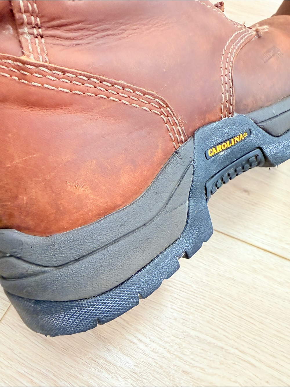 CAROLINA WOMEN'S RALEIGH MET GUARD ALUMINUM TOE WORK BOOT SIZE 8.5 - Picture 10 of 15